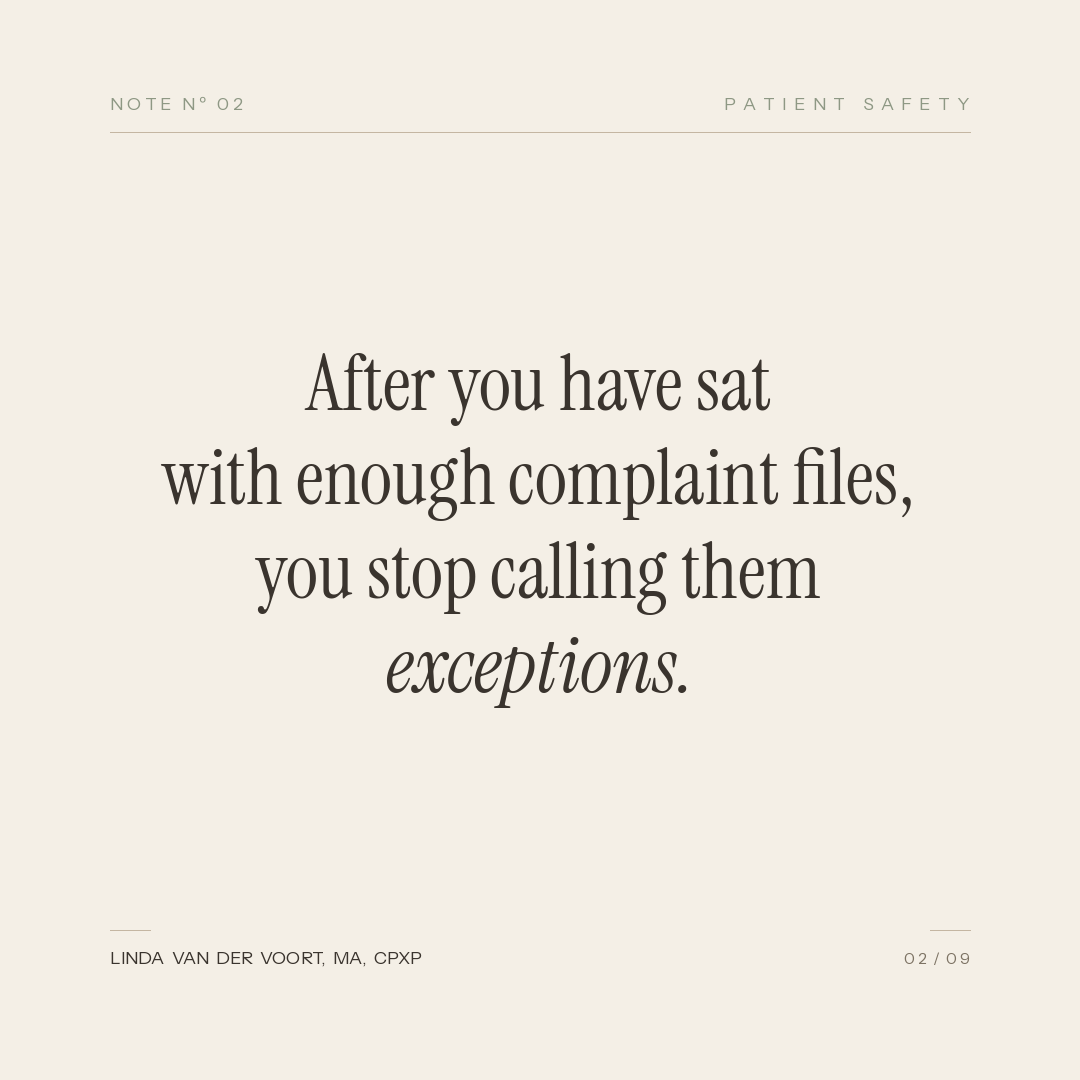 What the complaint queue reveals